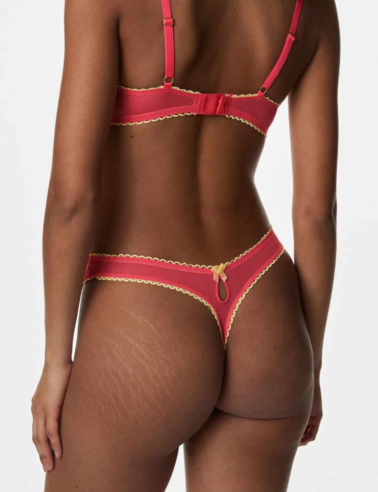 Josefine Embroidered Thong 4 of 6