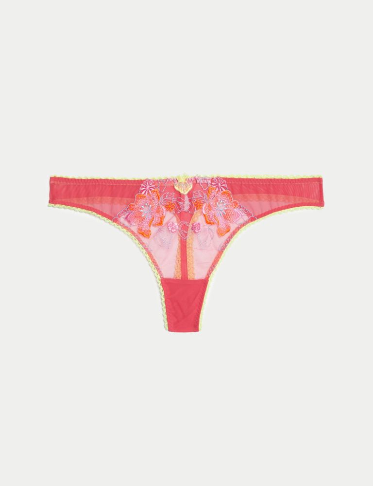 Josefine Embroidered Thong 2 of 6