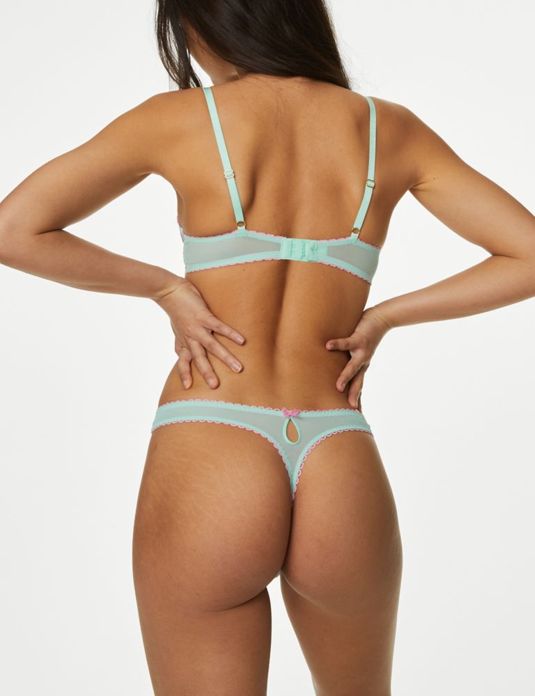 Josefine Embroidered Thong 4 of 6