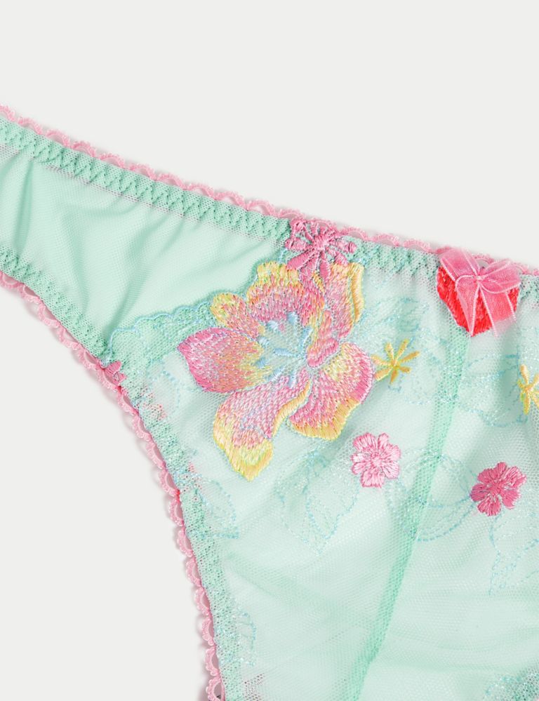 Josefine Embroidered Thong 6 of 6