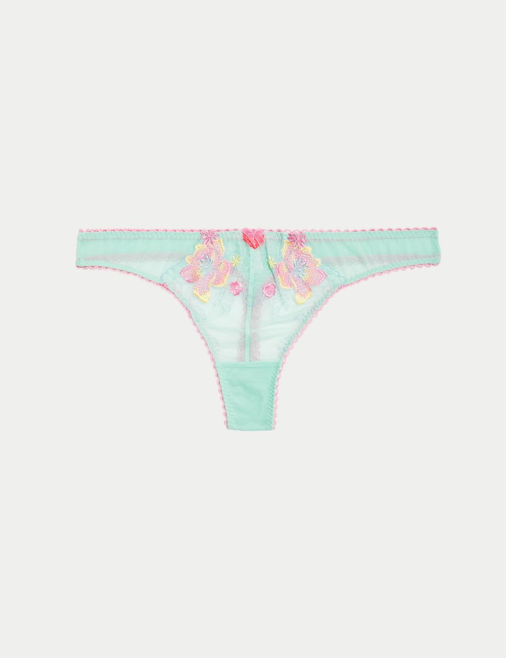 Josefine Embroidered Thong 1 of 6