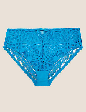 Joy Lace High Waisted High Leg Knickers Image 2 of 7