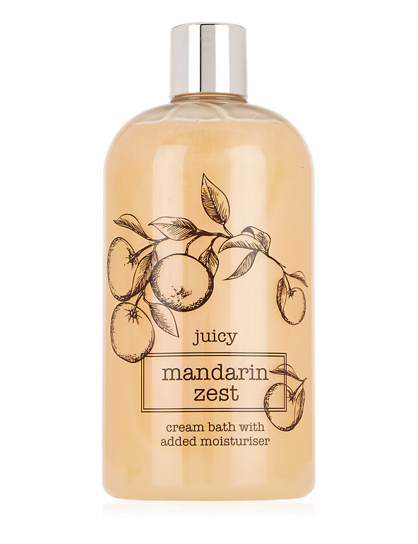 Juicy Mandarin Zest Cream Bath 500ml Image 1 of 1