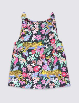 Jungle Print Vest Top (1-7 Years) Image 2 of 3