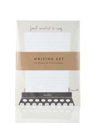 Just A Few Words Writing Set | Paper Library | M&S