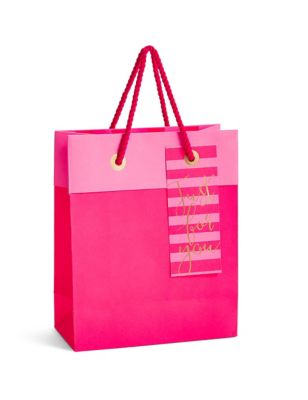 Just For You Hot Pink Medium Gift Bag Image 1 of 2