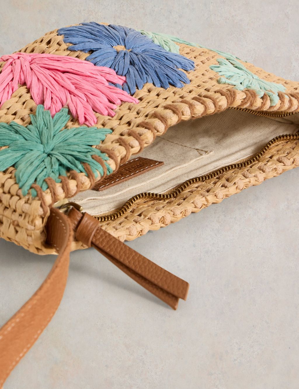 Jute Embroidered Floral Cross Body Bag 4 of 4