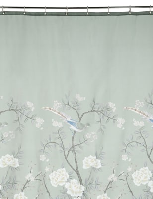 Keepsake Bird Print Shower Curtain | M\u0026S