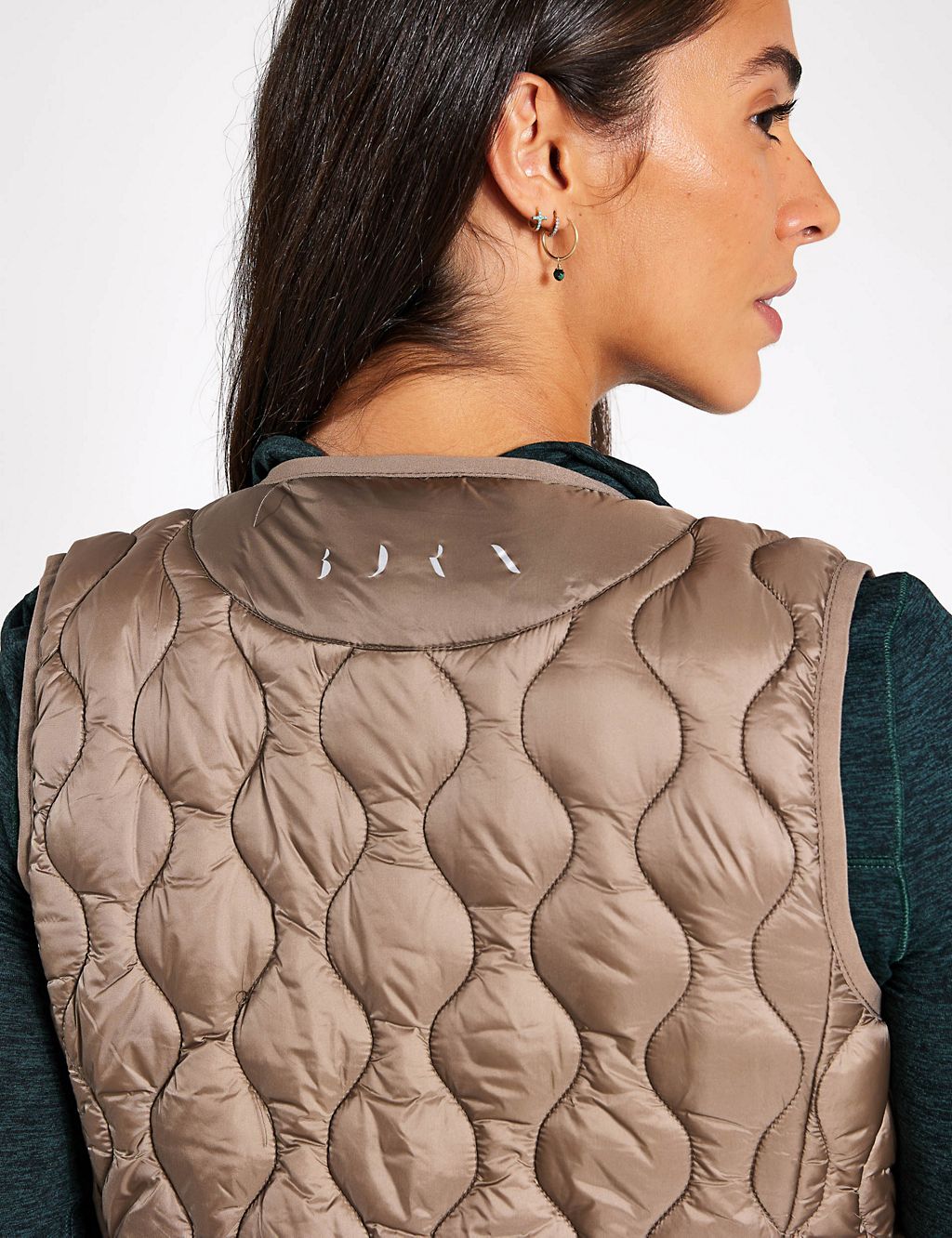 Kenal Quilted Collarless Gilet 5 of 5