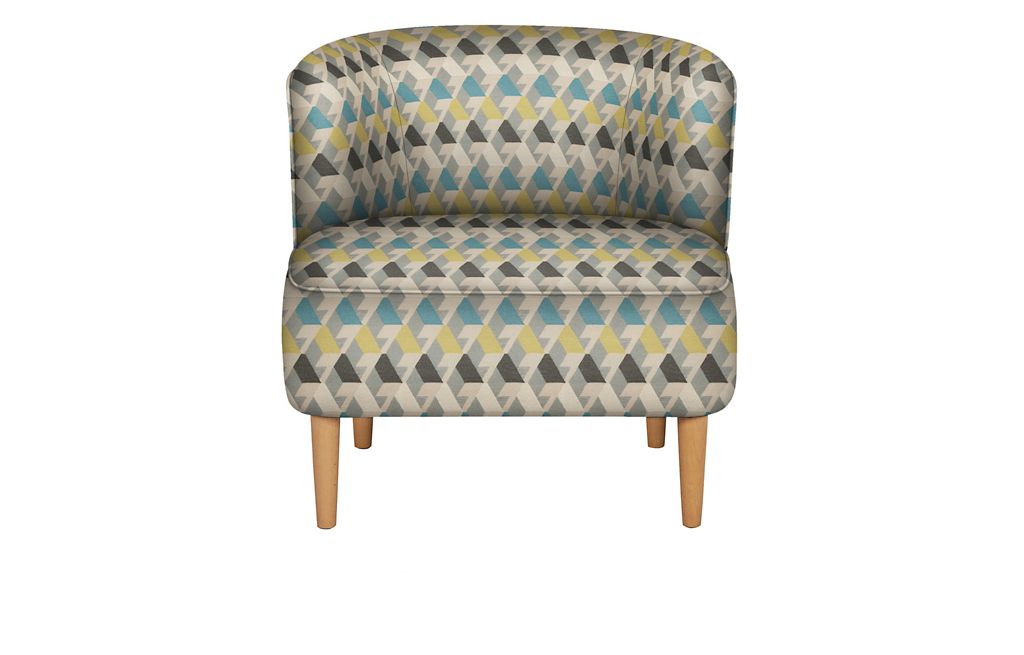 Kerava Armchair Miro Chenille Teal Mix - Self Assembly 1 of 1