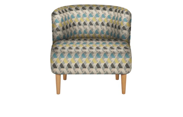 Kerava Armchair Miro Chenille Teal Mix - Self Assembly 1 of 1