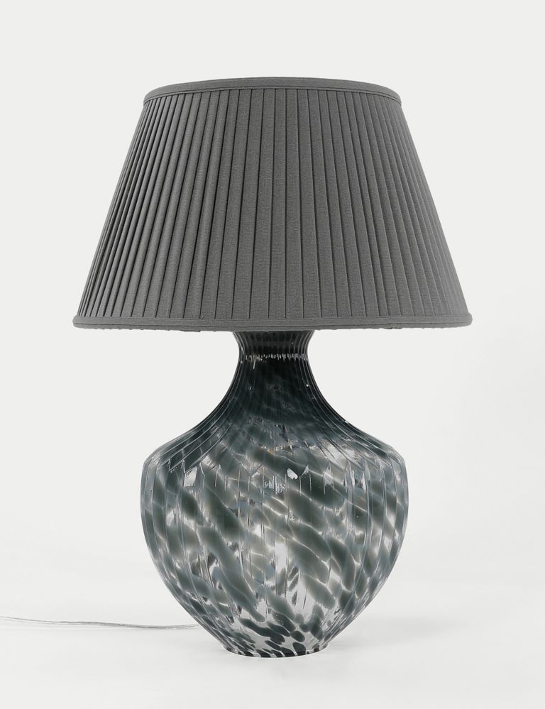 Khloe Patterned Glass Table Lamp 1 of 7