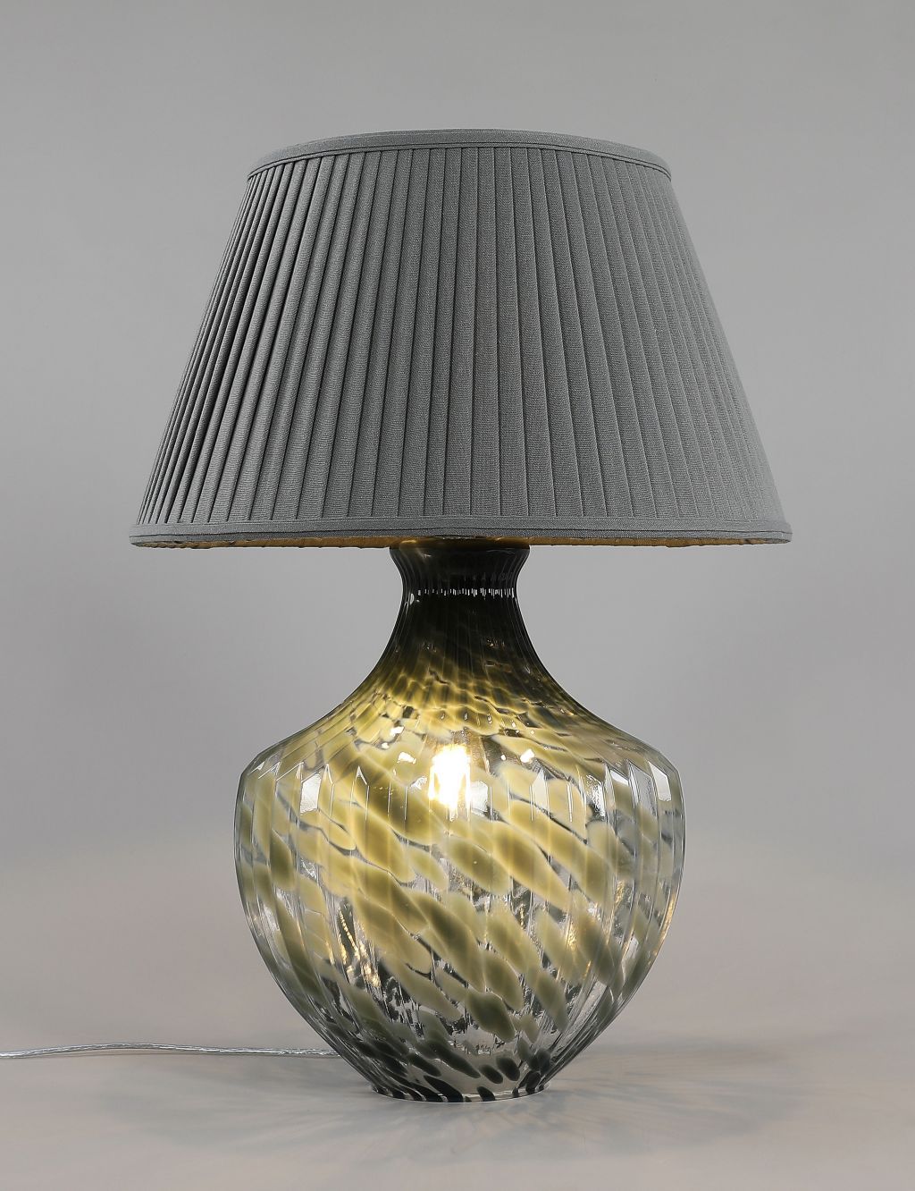 Khloe Patterned Glass Table Lamp 5 of 7