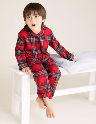 Family Check Pyjama Set, Nightwear & Loungewear