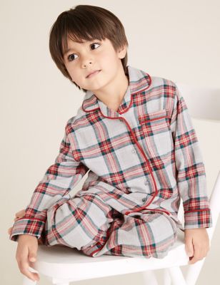 Kid S Family Checked Pyjama Set 1 16 Yrs M S