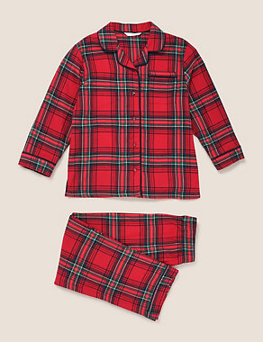 Kid's Family Checked Pyjama Set (1-16 Yrs) Image 2 of 8