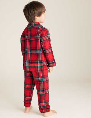 Boys discount tartan pyjamas