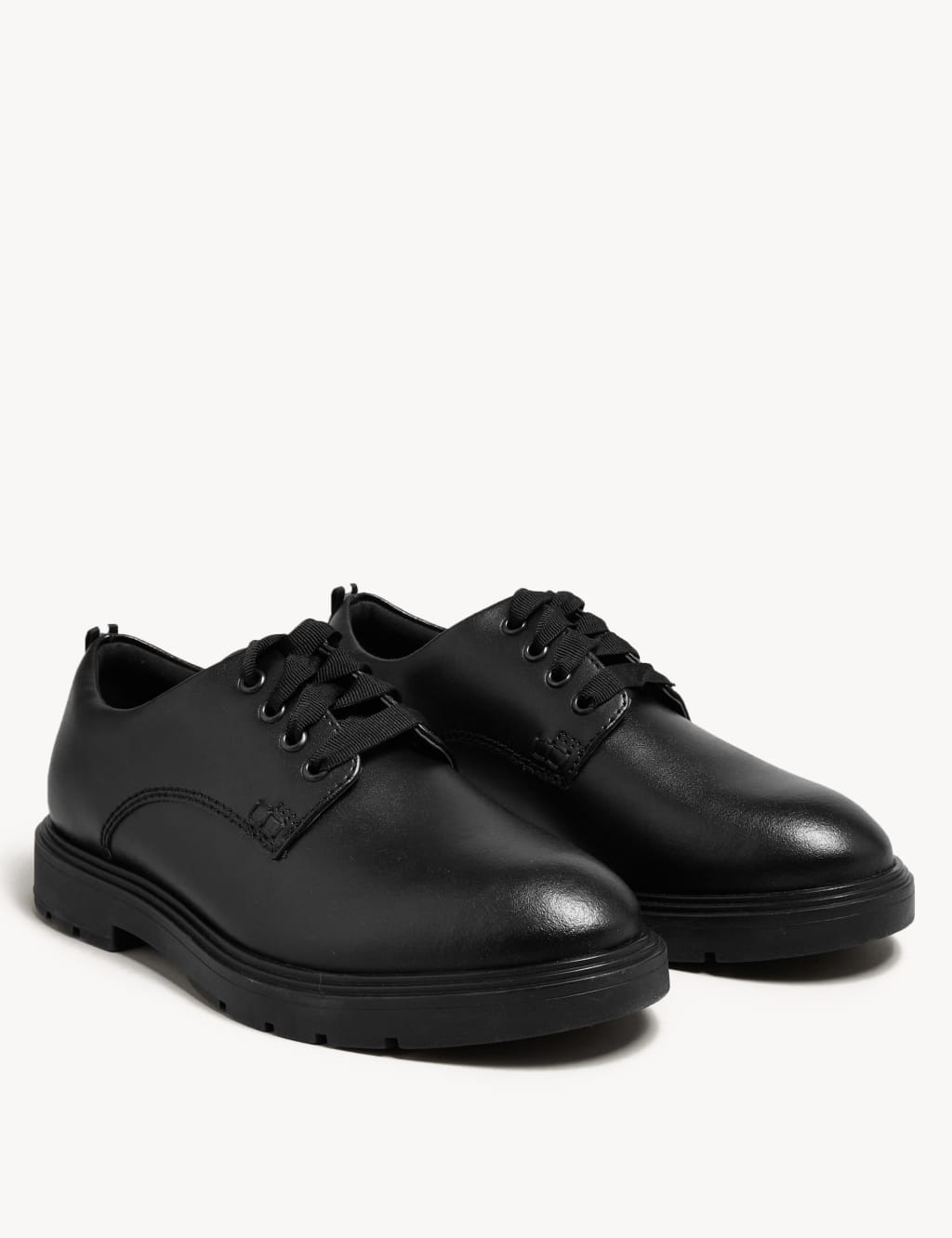 Kid’s Leather Freshfeet™ School Shoes (13 Small - 9 Large) 2 of 5