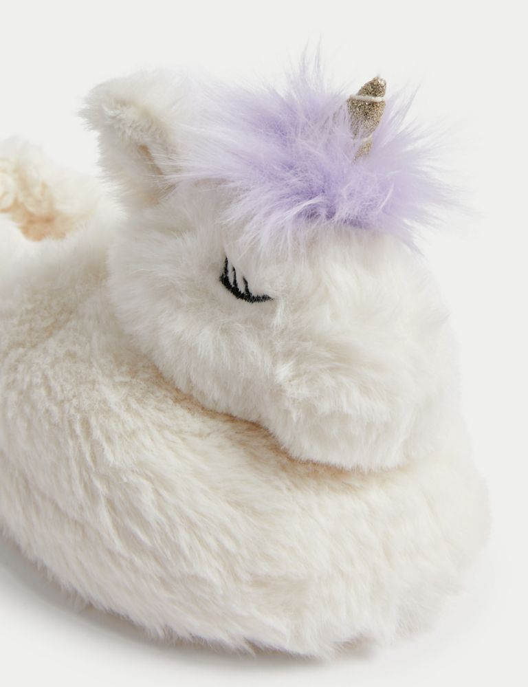 Kid's Unicorn Slippers (4 Small - 6 Large) 3 of 4