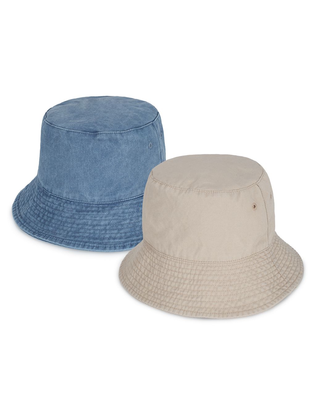 Kids' 2 Pack Denim Pull On Assorted Hats 1 of 1