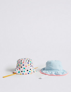 Kids’ 2 Pack Hats (0-6 Years) Image 2 of 4