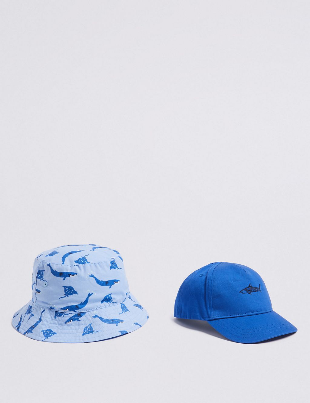 Kids' 2 Pack Pure Cotton Bucket Hat & Cap (0 Month - 6 Years) 3 of 5