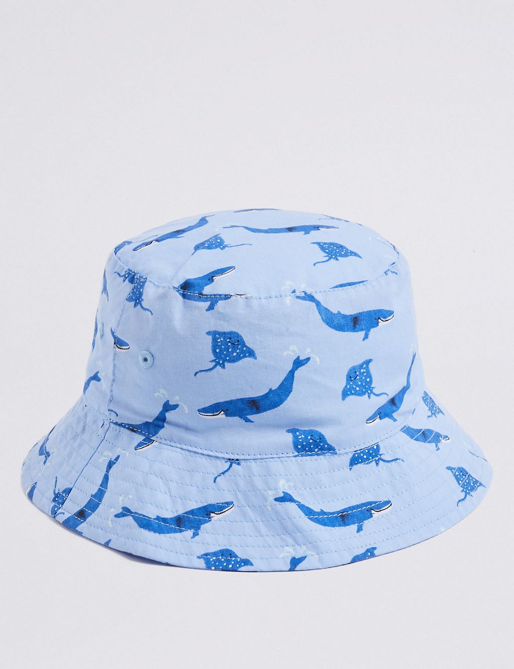 Kids' 2 Pack Pure Cotton Bucket Hat & Cap (0 Month - 6 Years) 1 of 5