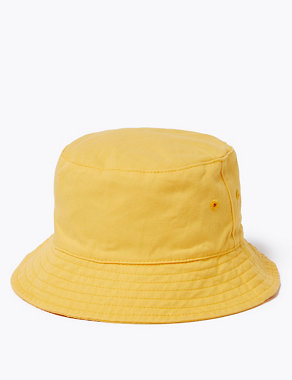 Kids' 2 Pack Pure Cotton Pineapple Sun Hats (1-6 Yrs) Image 2 of 5