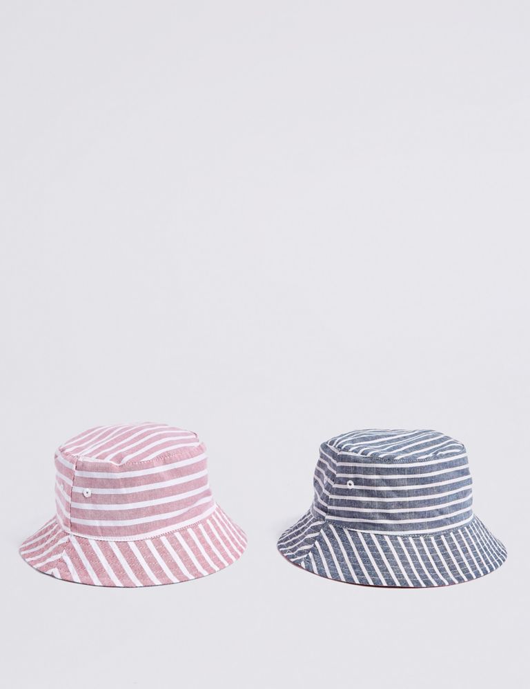 Kids’ 2 Pack Reversible Hats (3 Months - 6 Years) 2 of 6