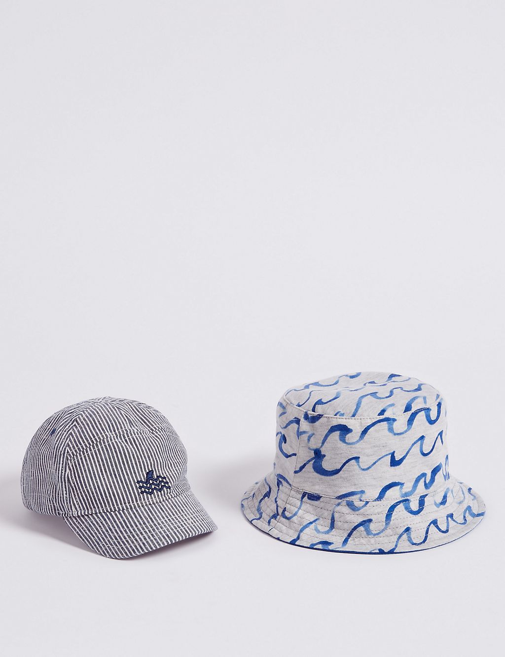 Kids’ 2 Pack Summer Hats (3 Months - 6 Years) 1 of 4