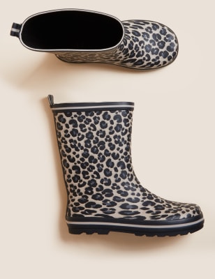 next leopard print wellies