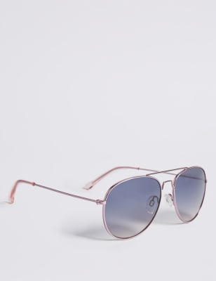 Kids' Aviator Sunglasses (710 Years) M&S
