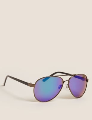 Kids' Aviator Sunglasses M&S