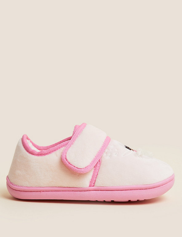Kids Riptape Peppa Pig™ Slippers Marks & Spencer Girls Shoes Slippers 3 Small 