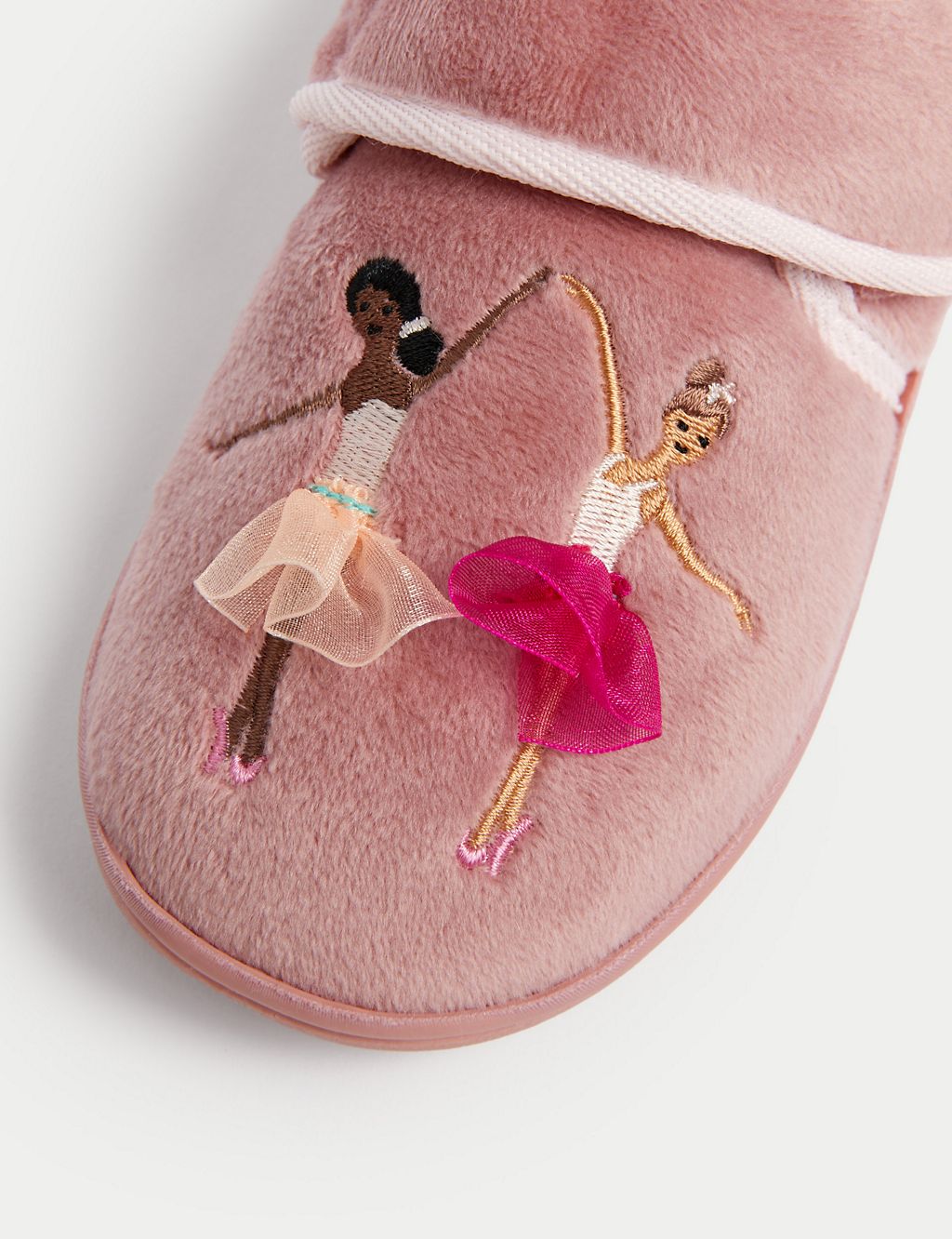 Kids' Ballerina Riptape Slippers (4 Small - 12 Small) 2 of 4