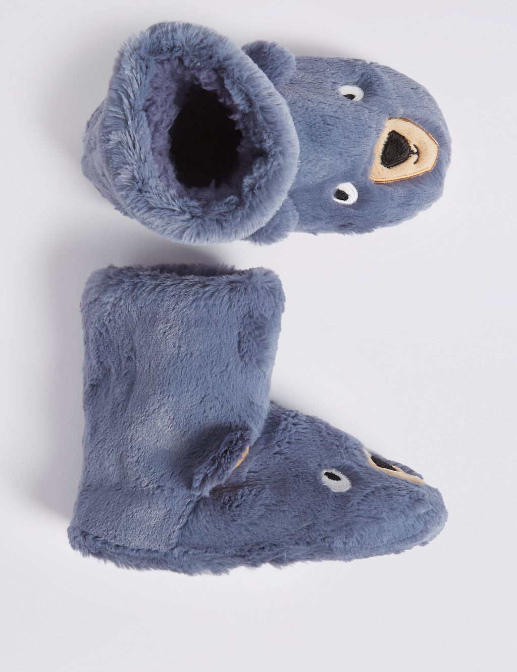 Kids' Bear Boot Slippers (5 Small - 12 Small) 1 of 5