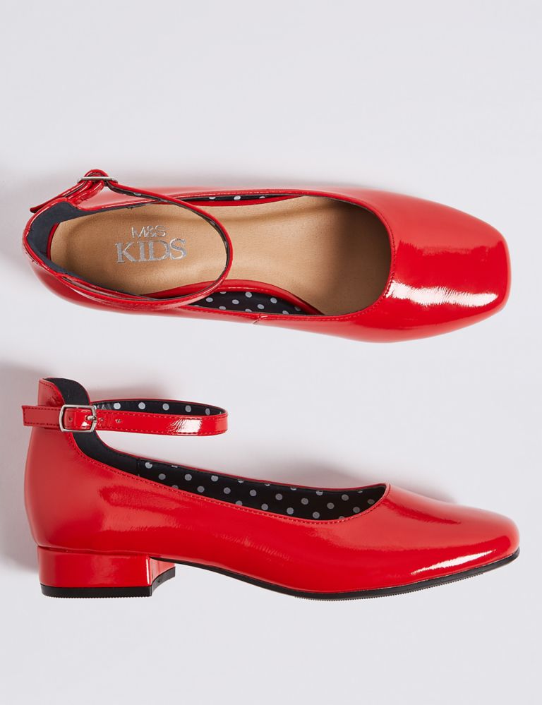 Kids’ Block Heel Pump Shoes (13 Small - 6 Large) 2 of 4