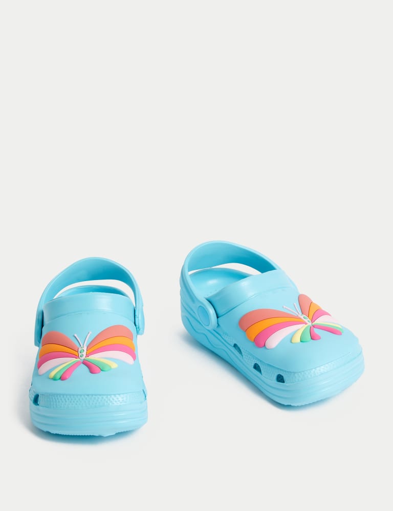 Kids Butterfly Clogs 4 Small 2 Large