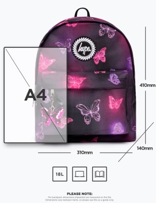 Butterfly print outlet backpack