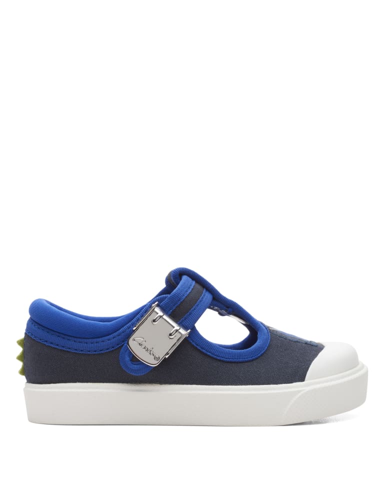 Clarks kids plimsolls deals
