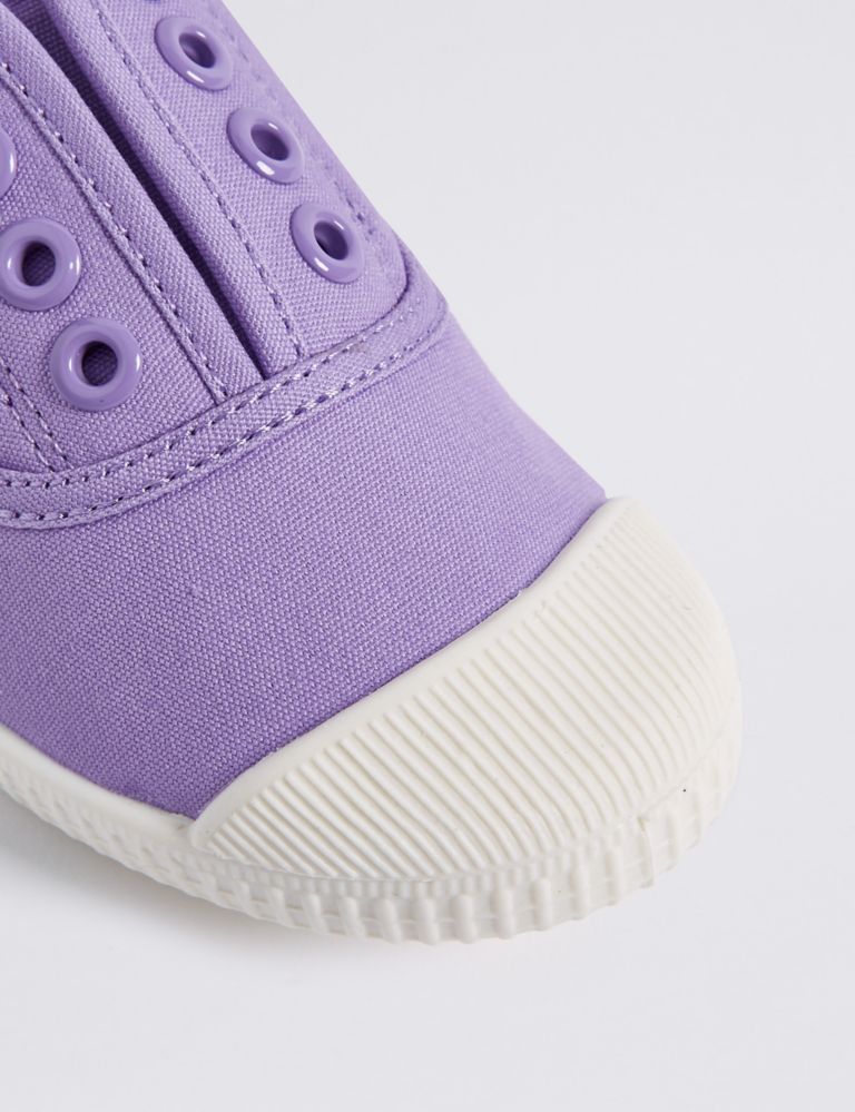 Kids’ Canvas Laceless Trainers (5 Small - 12 Small) 4 of 4