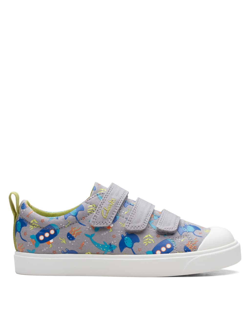 Clarks childrens plimsolls sale