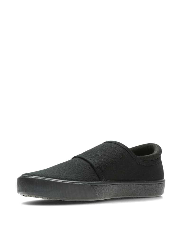 M&s black plimsolls top