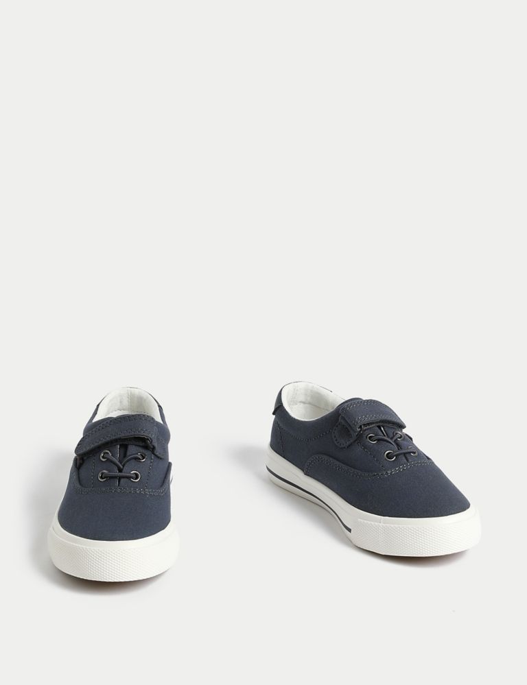 Kids' Canvas Riptape Trainers (4 Small - 2 Large) 2 of 4