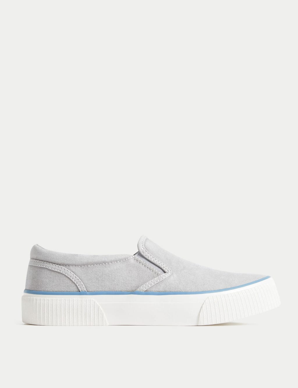 Kids Canvas Slip on Pumps 13 Small 7 Large M S Collection M S