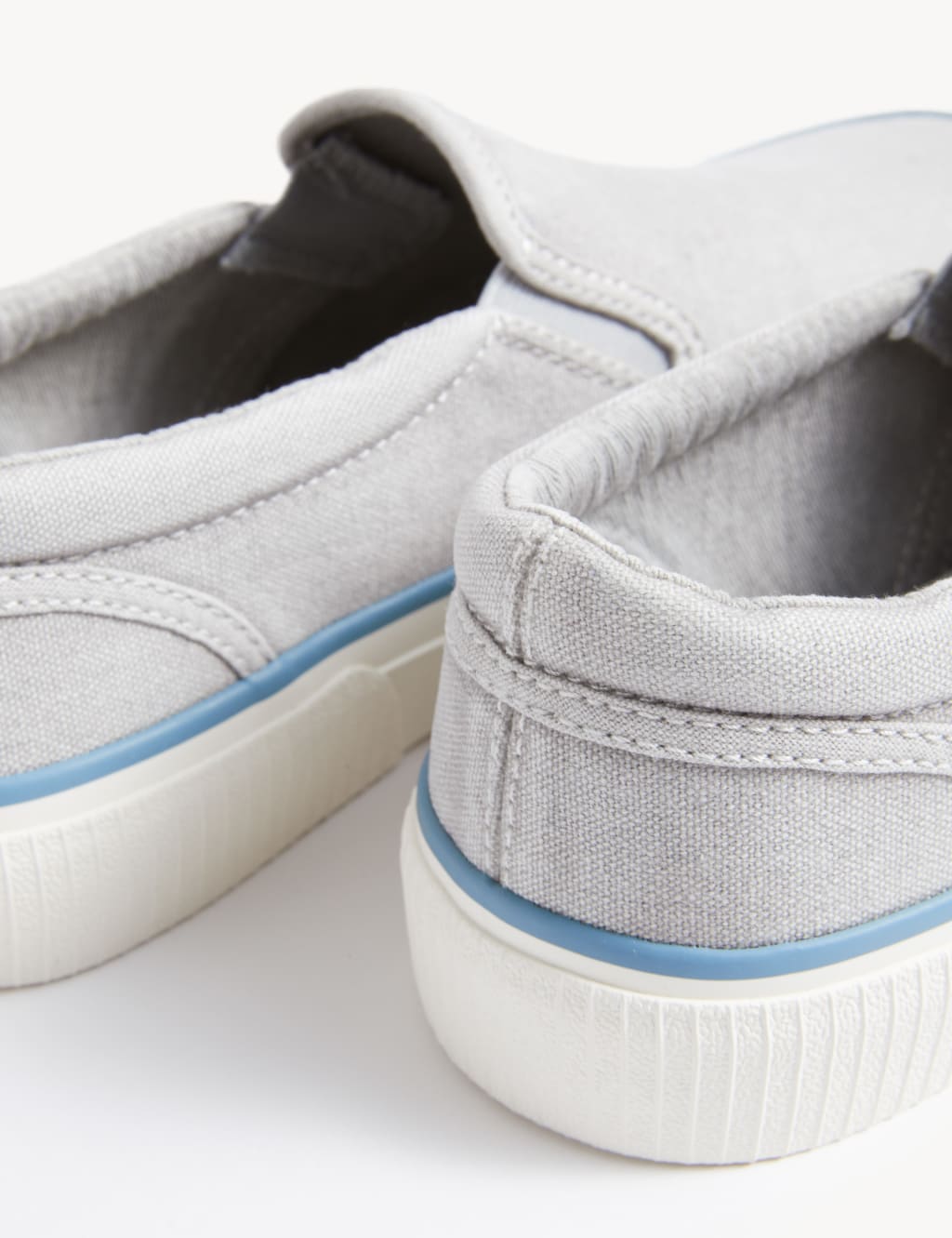 Kids Canvas Slip on Pumps 13 Small 7 Large M S Collection M S