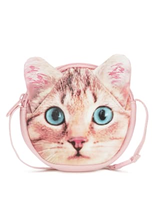 Cat face cross store body bag