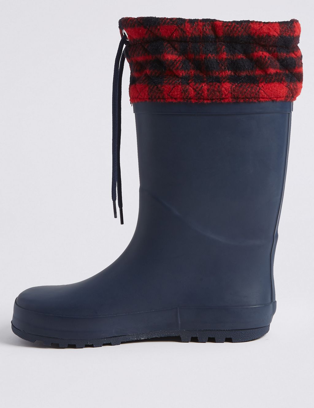 Kids' Checked Wellies (13 Small - 6 Large) 2 of 5