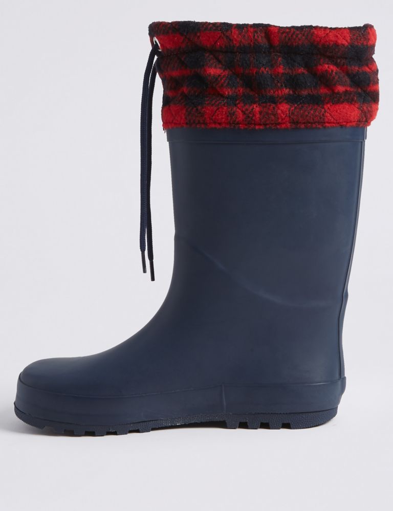 Kids' Checked Wellies (13 Small - 6 Large) 3 of 5
