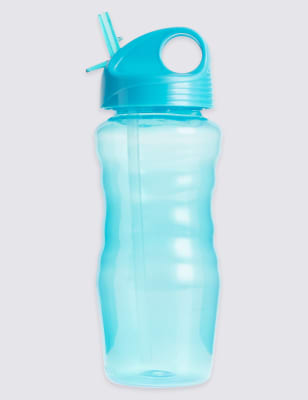 Kids' Clear Blue Water Bottle | M&S